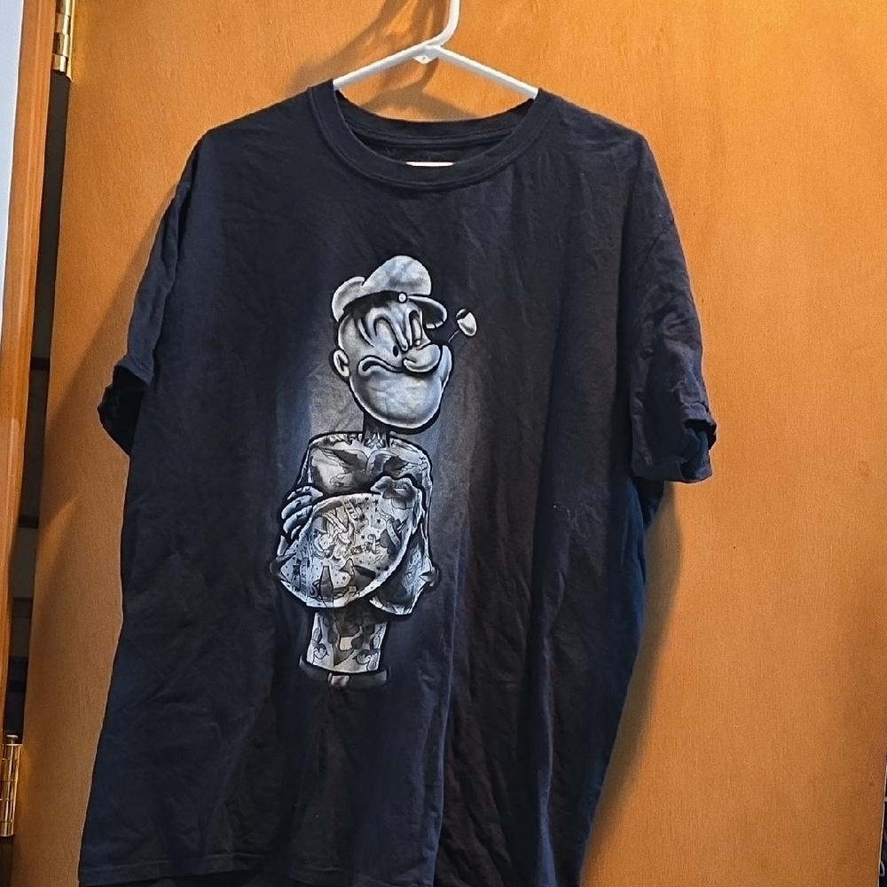 Popeye Graphic Tee in Navy